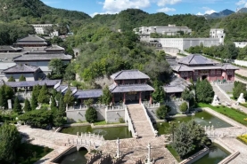 长城华人怀思堂航拍